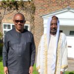 PHOTOS: Peter Obi visits ex-Emir of Kano in UK